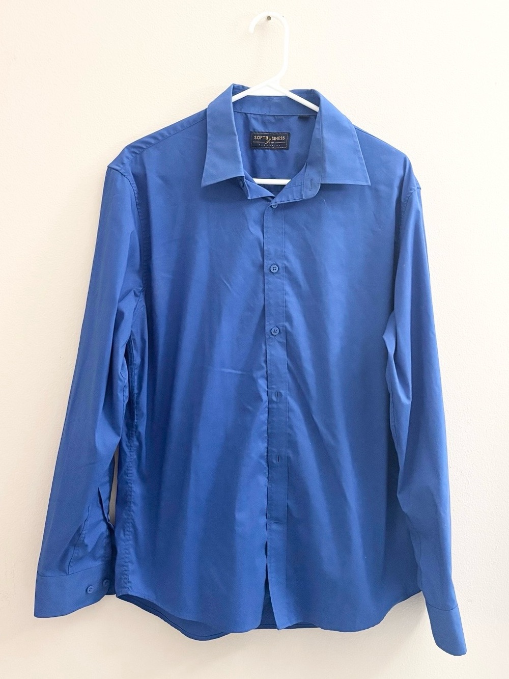 5/$15 🩷 MUST BUNDLE Soft Business Women's Classic Button-Down Shirt in Blue -
